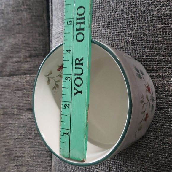 Pfaltzgraff Holiday Dip Dish Nd Knife - Picture 8 of 9